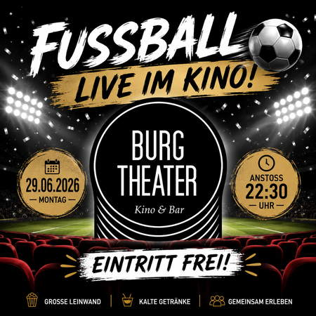 Titelbild: Fußball live im Kino!