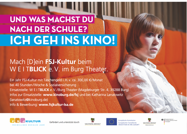 Titelbild: FSJ Kultur im Burg Theater